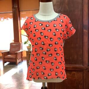Girls Heart Print Top Shirt